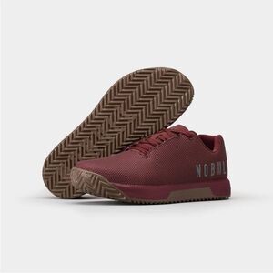 NOBULL Women's Athletic Shoes in Burgundy and Tan